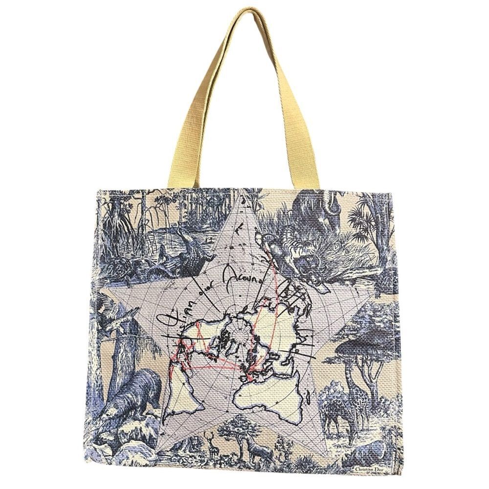 Dior Beauty Around the World Toile De Jouy Book Tote Bag GWP